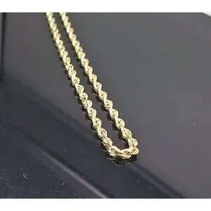 Accessories | Real 1k Gold Mens Rope Chain 3mm 26 New | Poshmark